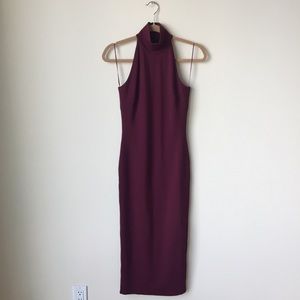 Designer Ronny Kobo Burgundy evening dress